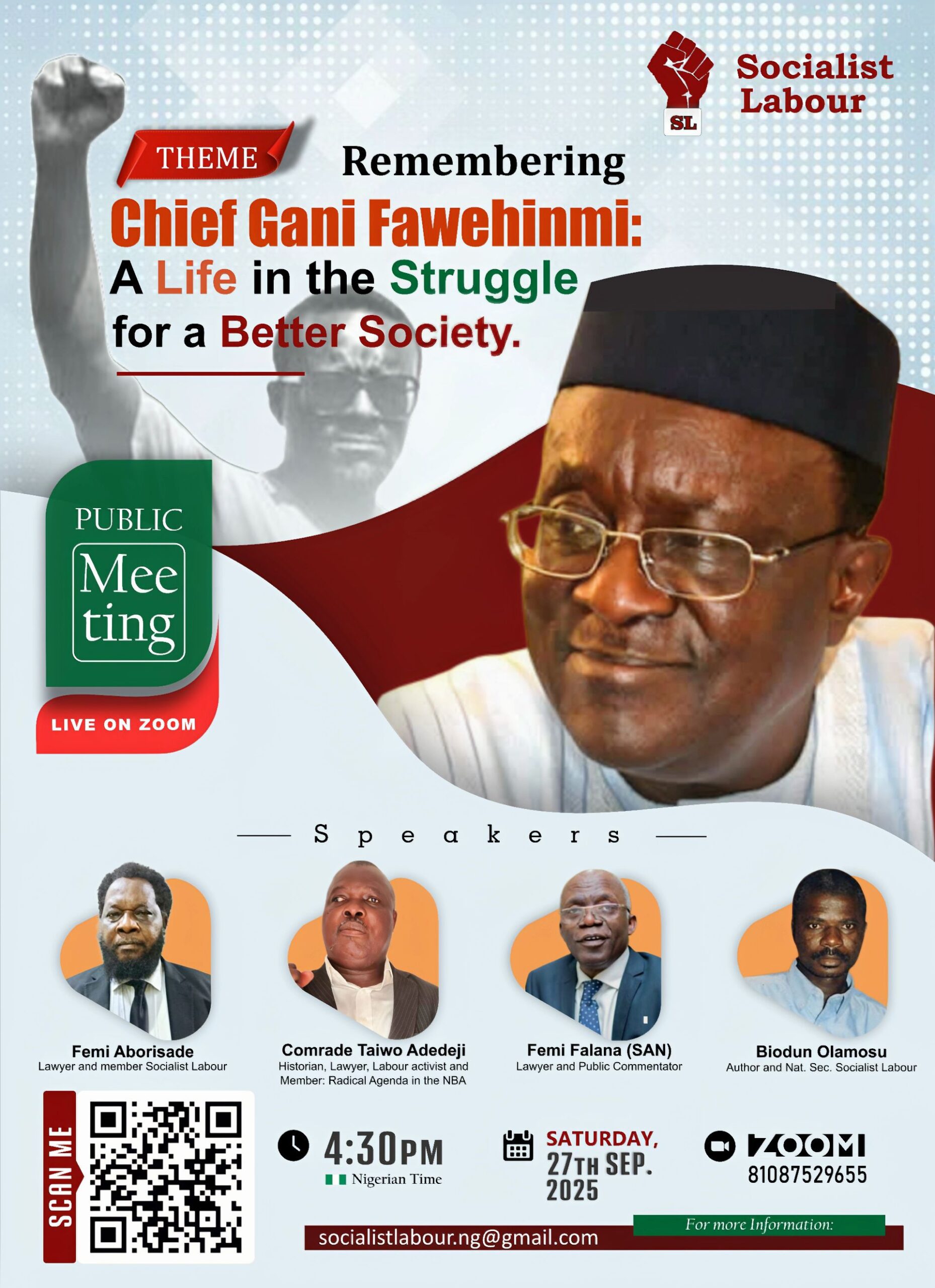 Remembering Chief Gani Fawehinmi: A Life in the Struggle for a Better Society